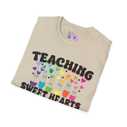Teaching Sweet Hearts Adult T-shirt