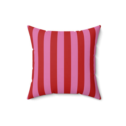 Be Mine Stripes Throw Pillow