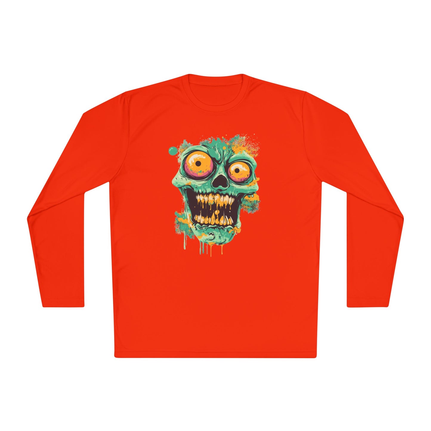 Creepy Ghoul Adult Long Sleeve Tee