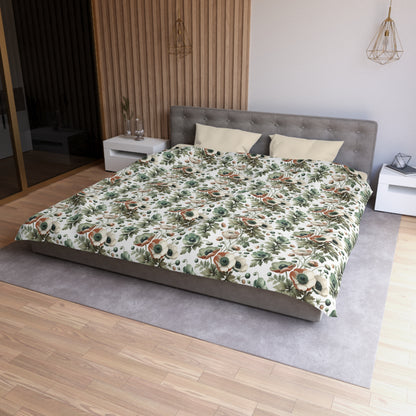 Whimsy In Bloom Microfiber Duvet Cover
