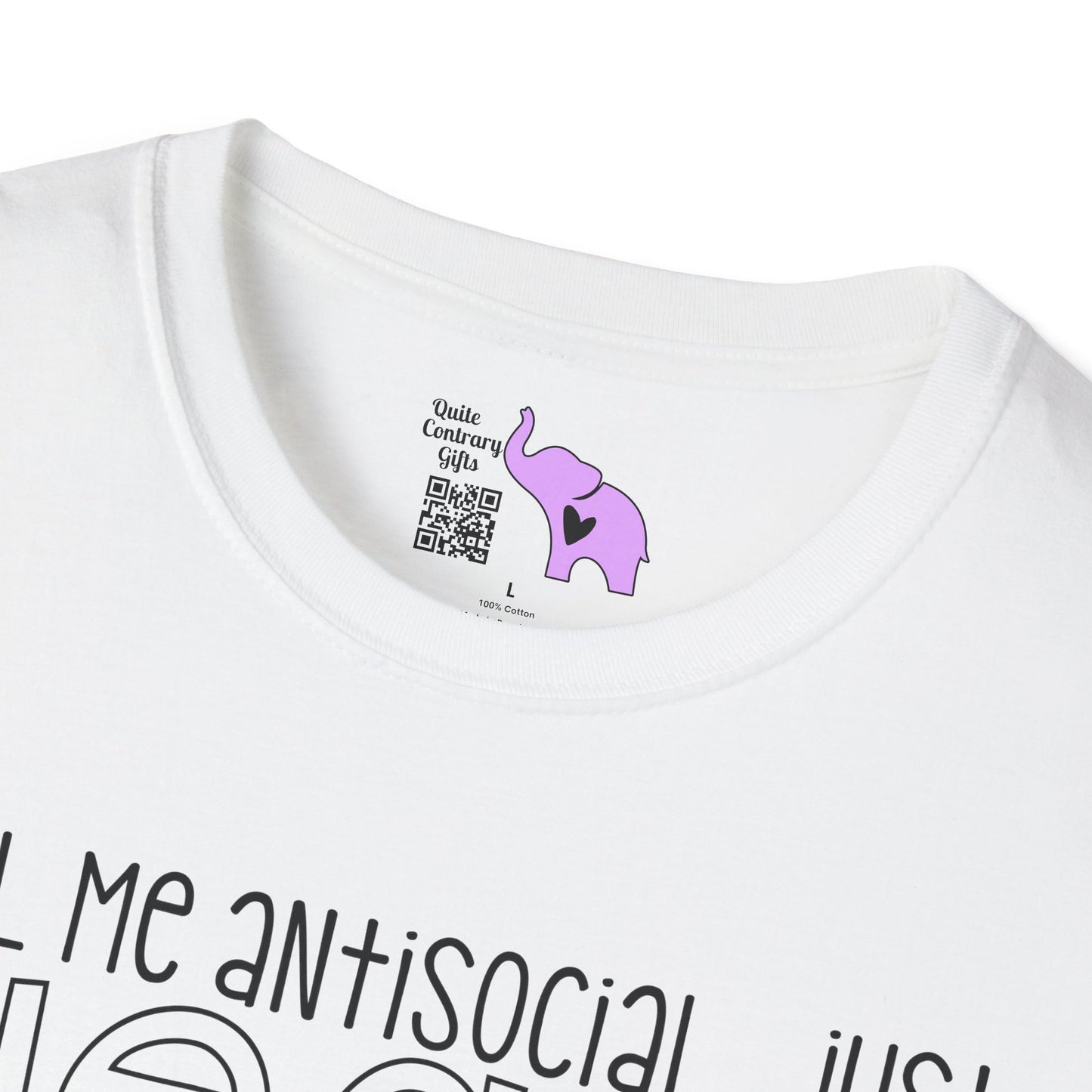 Call Me Anitsocial But Please Don't Call Me Adult T-shirt