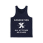 GenX All Attitude No Cares w/Years Adult Unisex Tank