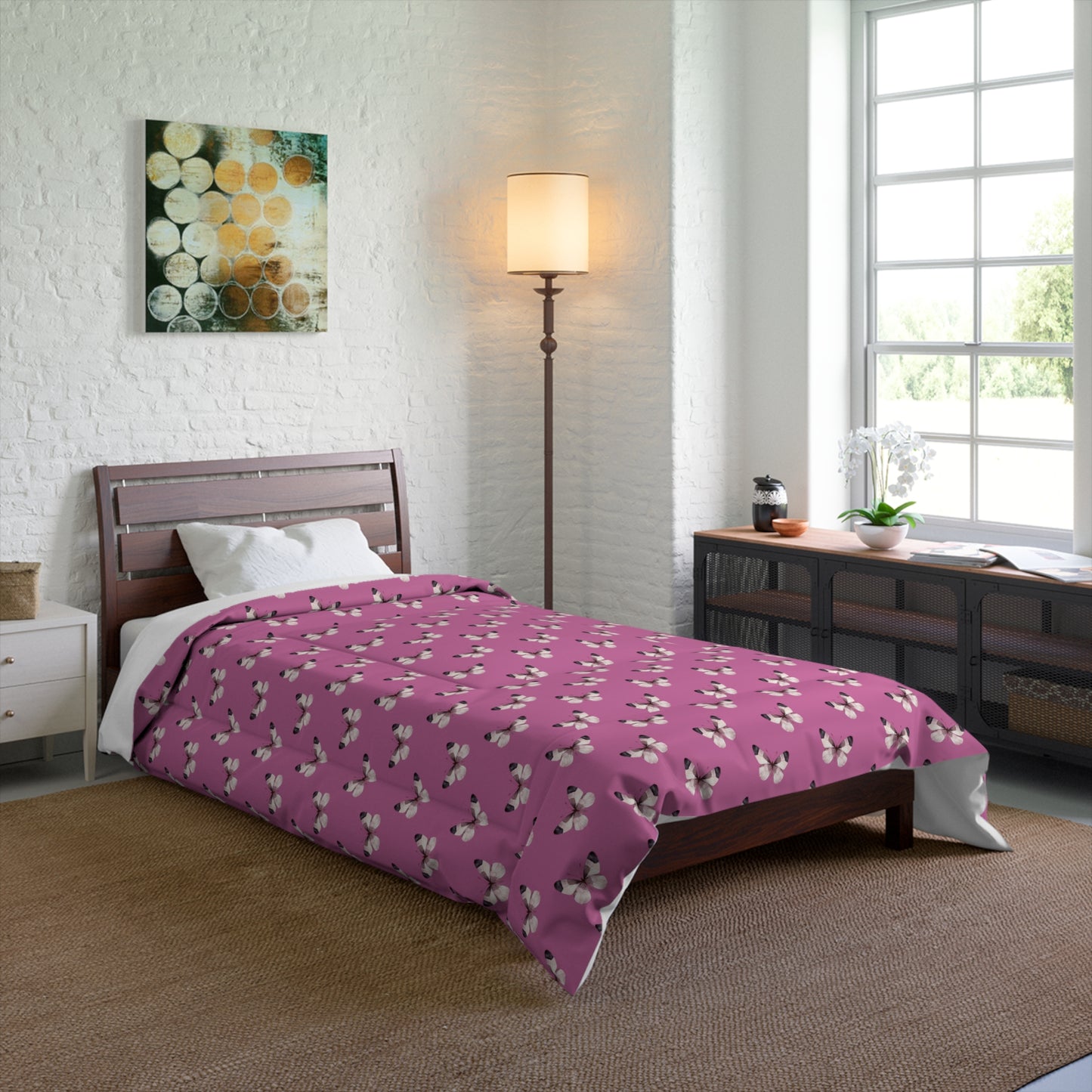 Blush Flutter Comforter