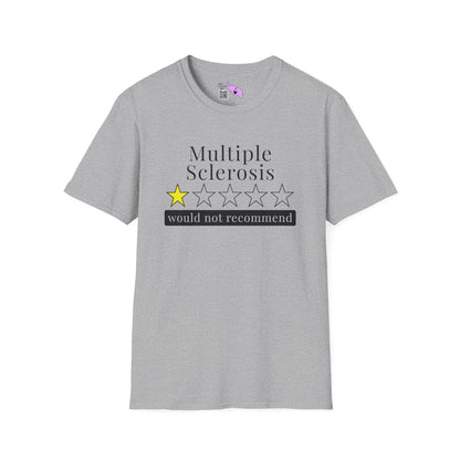 Multiple Sclerosis 1 Star Would Not Recommend Adult T-shirt
