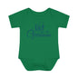 1st Christmas Infant Baby Rib Bodysuit