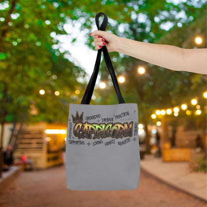 Capricorn Street Art Canvas Tote Bag