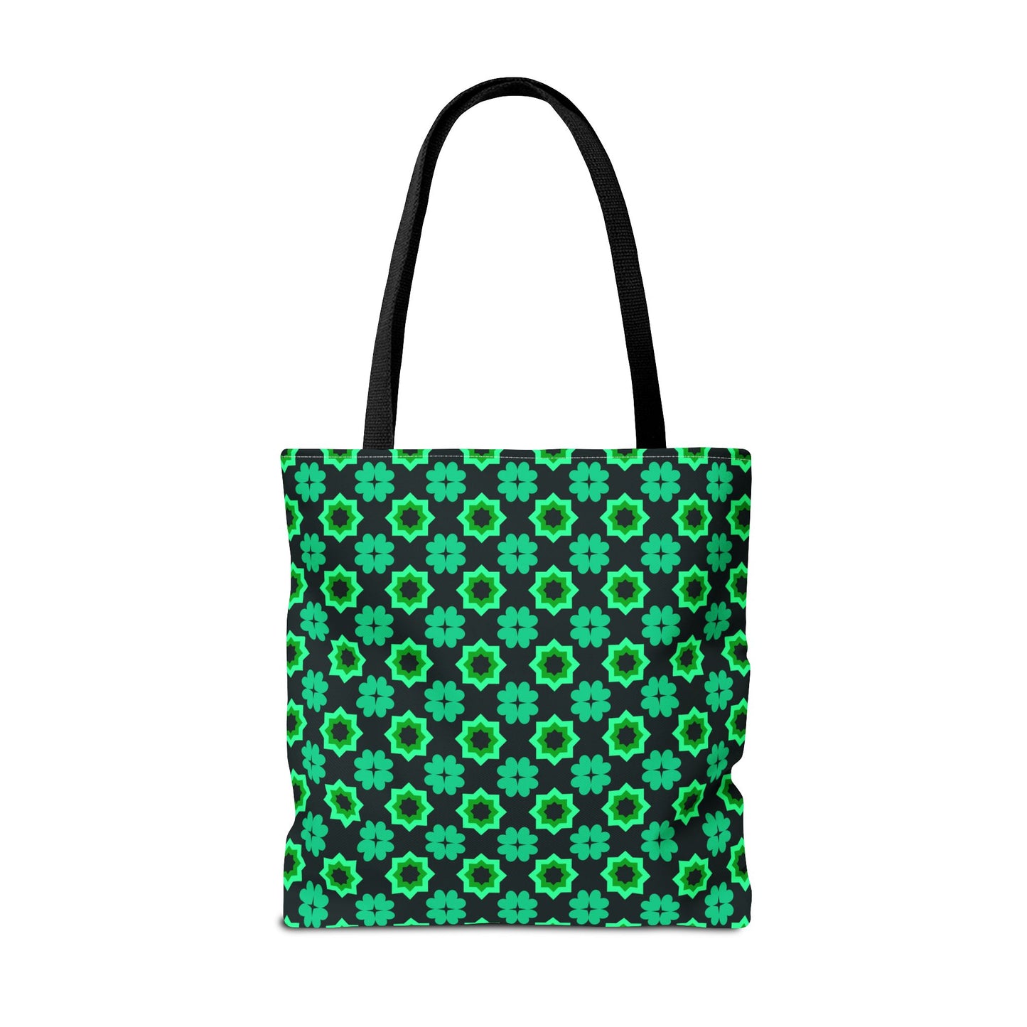 Clover Bloom Burst Canvas Tote Bag