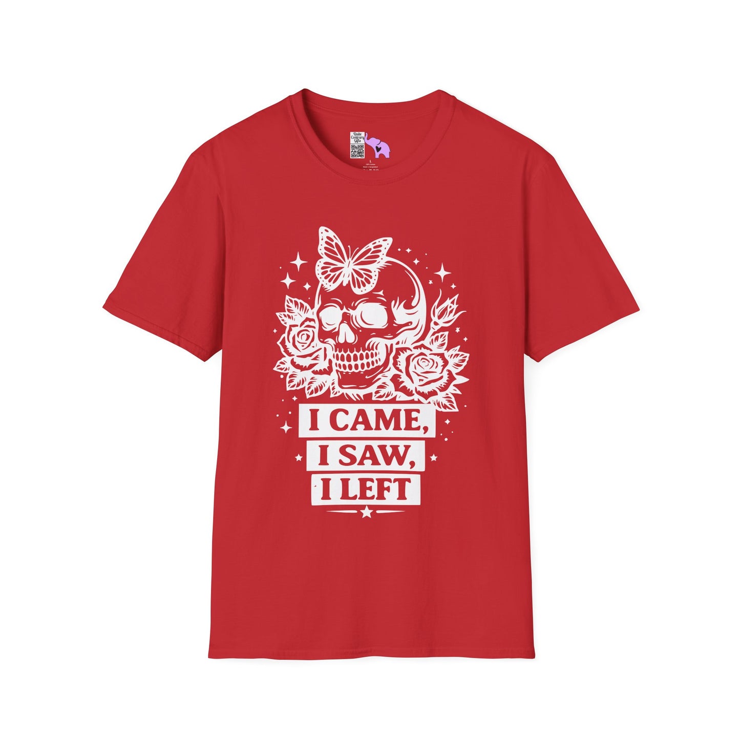 I Came, I Saw, I Left Adult T-shirt