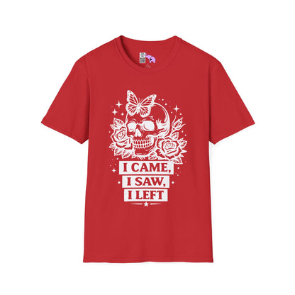 I Came, I Saw, I Left Adult T-shirt