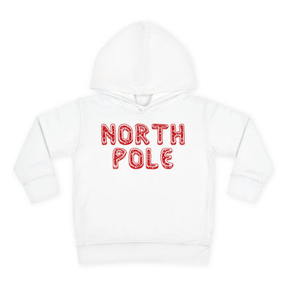 North Pole Toddler Pullover Fleece Hoodie
