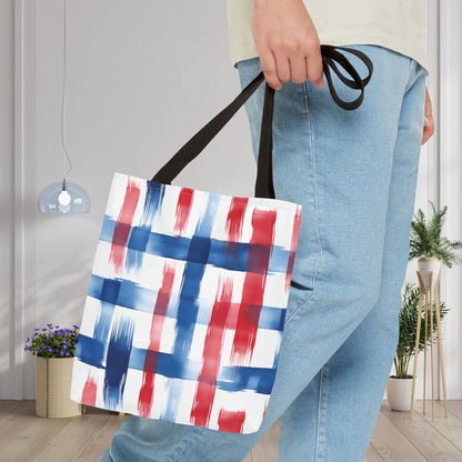 LIberty Strokes Canvas Tote Bag