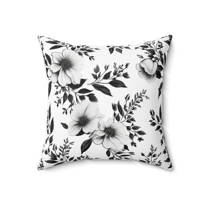 Garden Sketch Throw Pillow