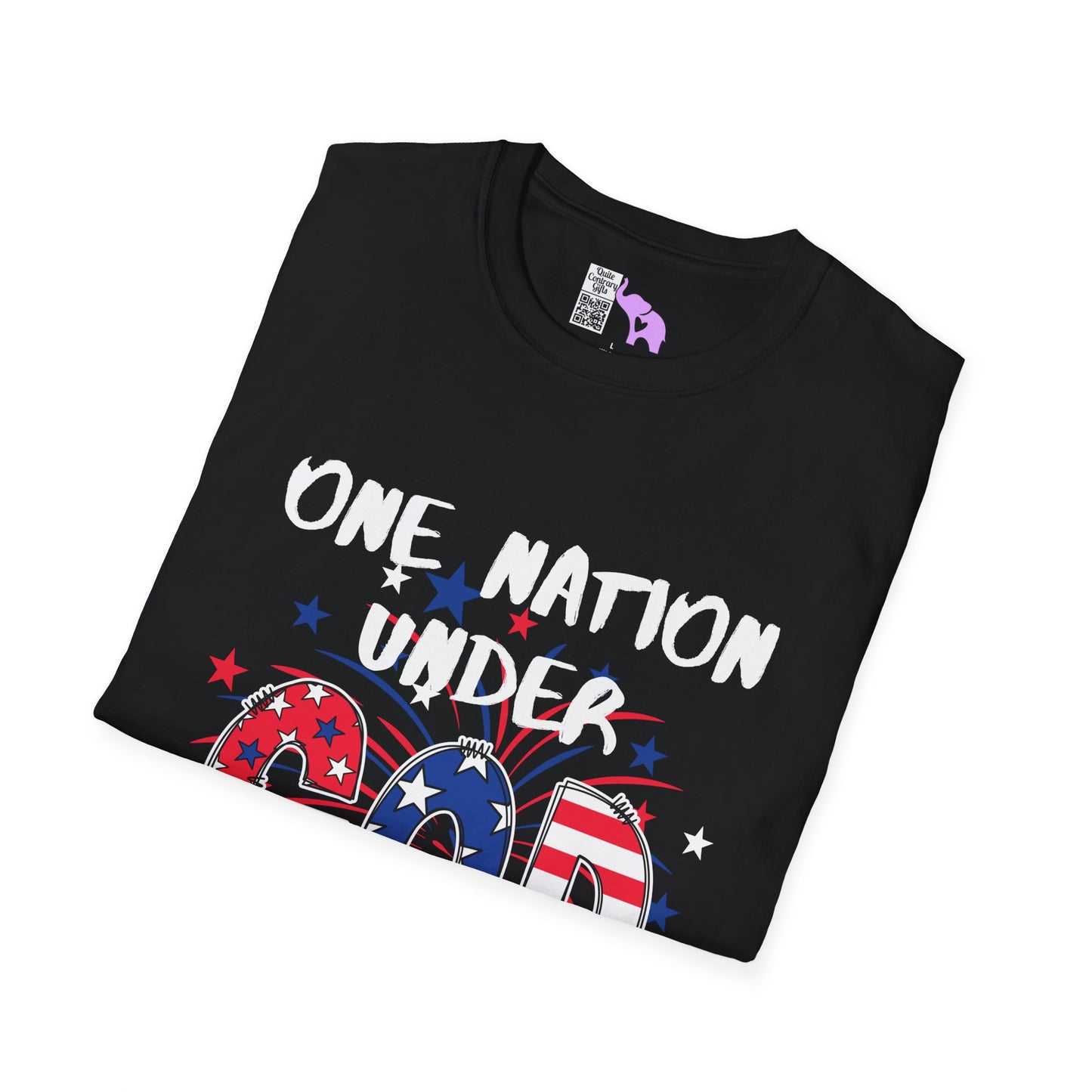 One Nation Under God Adult T-shirt
