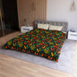 Kujichagulia Waves Microfiber Duvet Cover