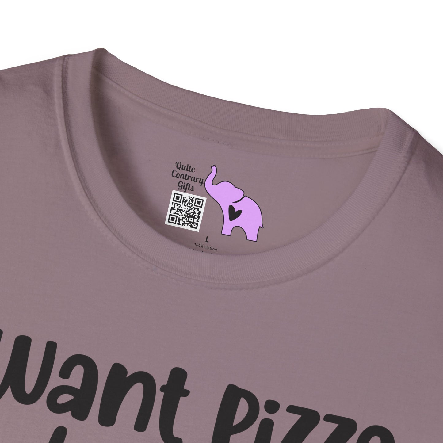 I Want Pizza Not Your Opinion Adult T-shirt