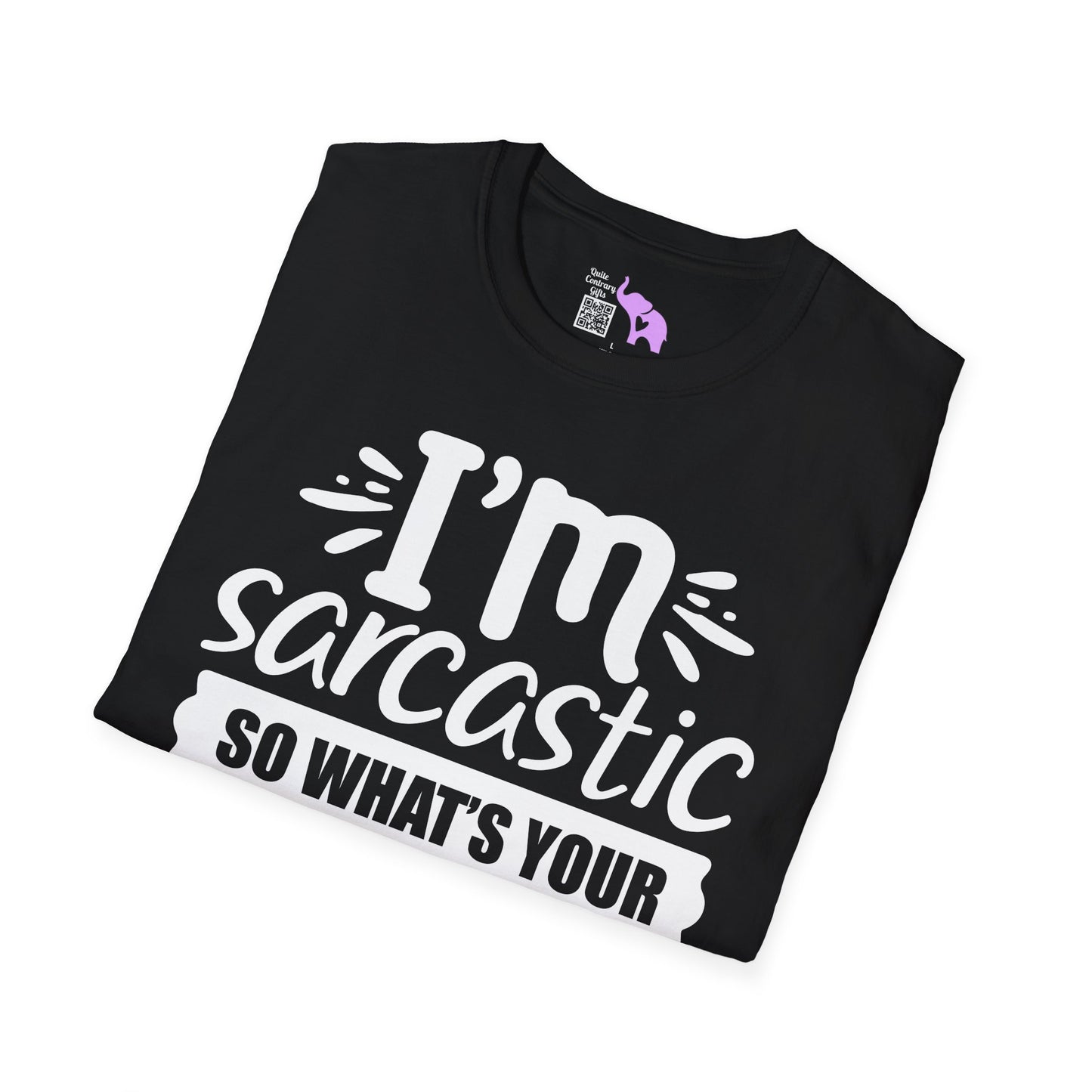 I'm Sarcastic So What's Your Superpower Adult T-shirt