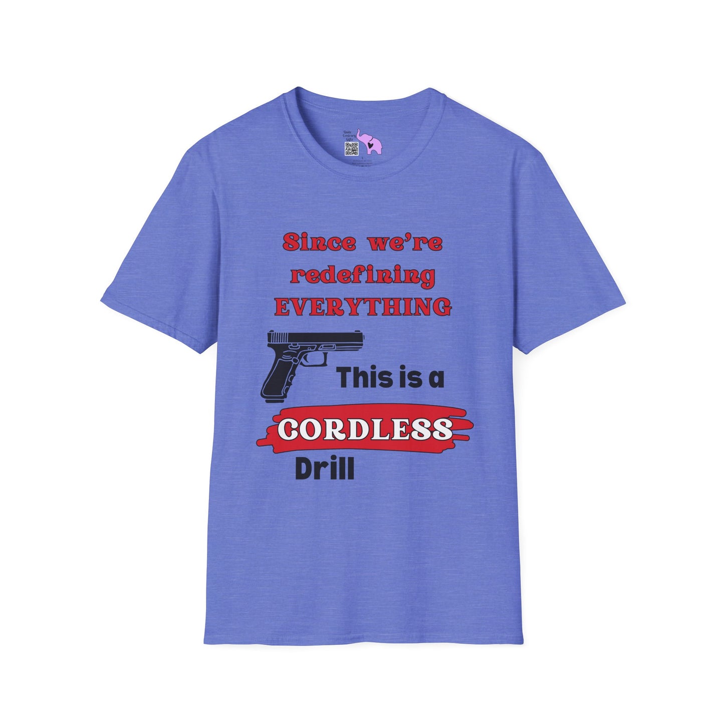 2A Redefining Gun as a Cordless Drill T-shirt