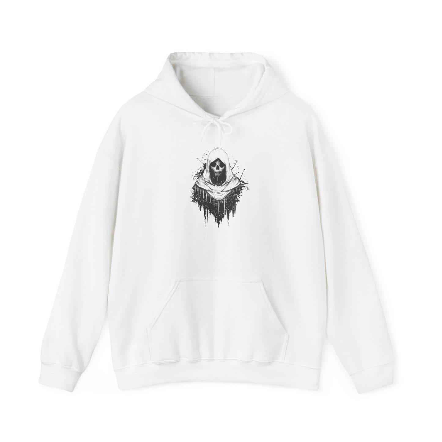 Creepy Ghost Heavy Blend™ Hooded Sweatshirt
