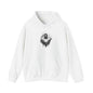 Creepy Ghost Heavy Blend™ Hooded Sweatshirt