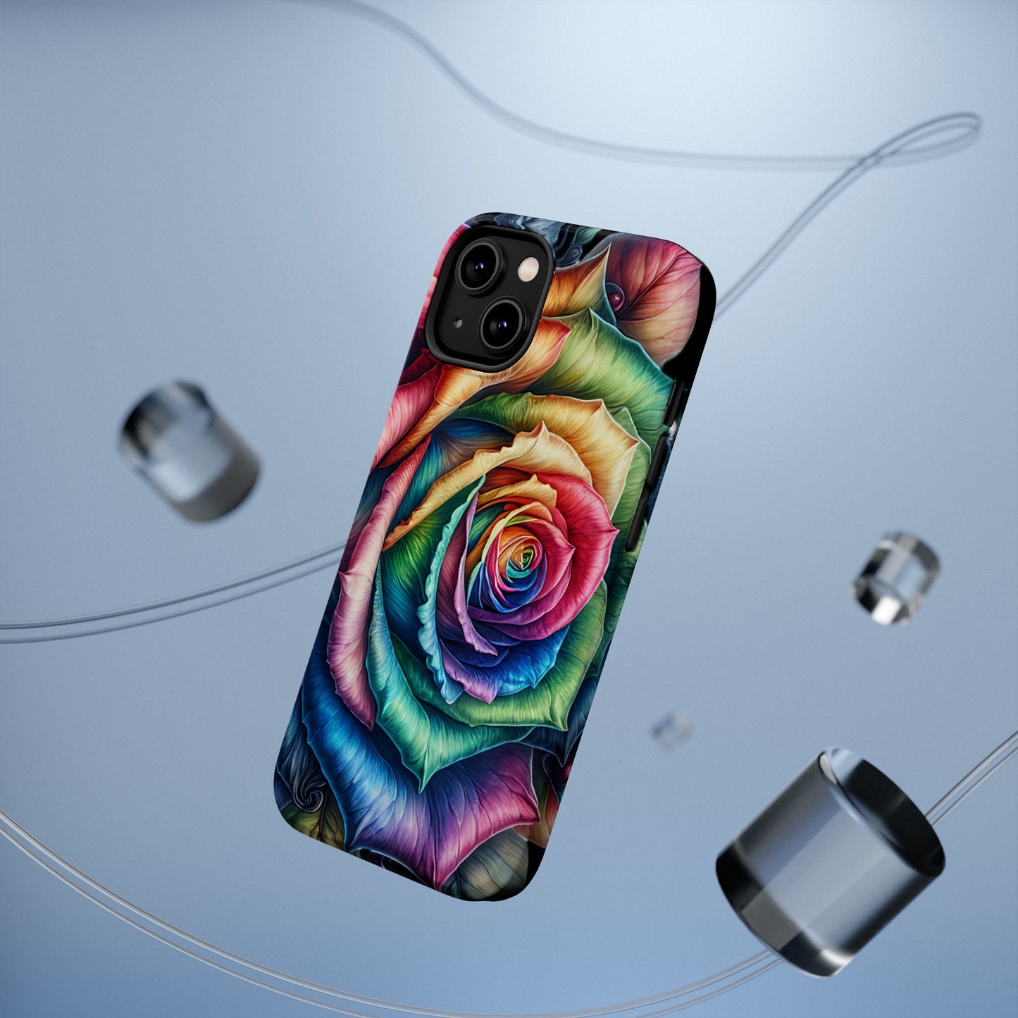 Colorful Rose MagSafe® Compatible Tough Case for iPhone