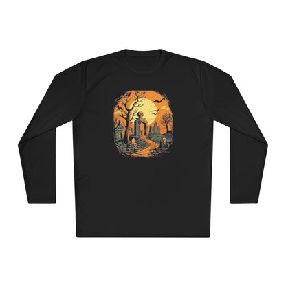 Creepy Cemetery 3 Adult Long Sleeve Tee