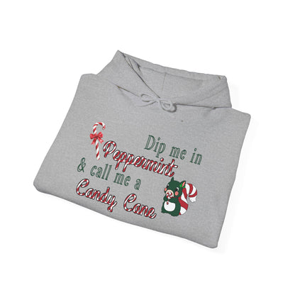 Dip Me In Peppermint & Call Me A Candy Cane Adult Heavy Blend™ Hoodie