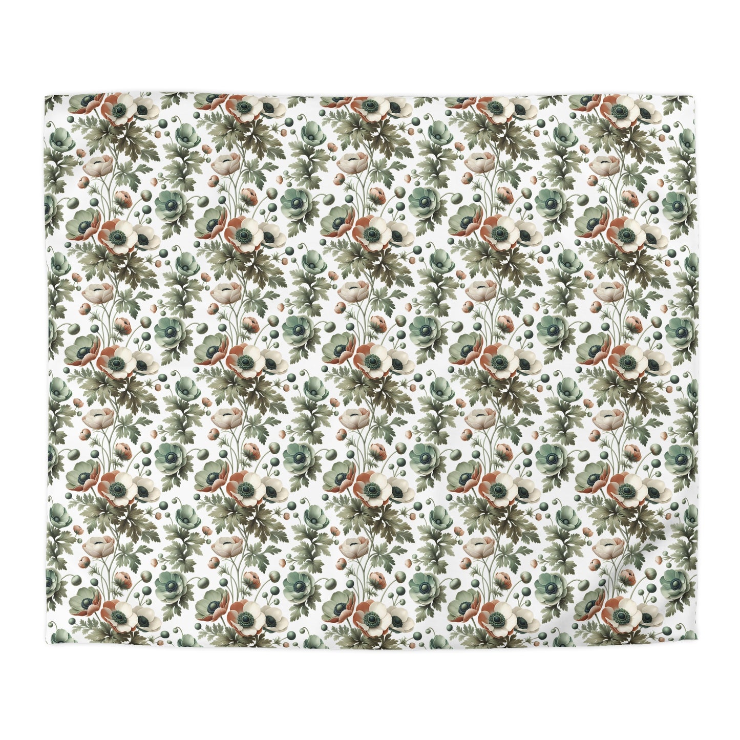 Whimsy In Bloom Microfiber Duvet Cover