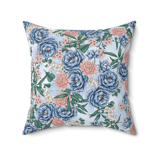 Tranquil Garden Throw Pillow