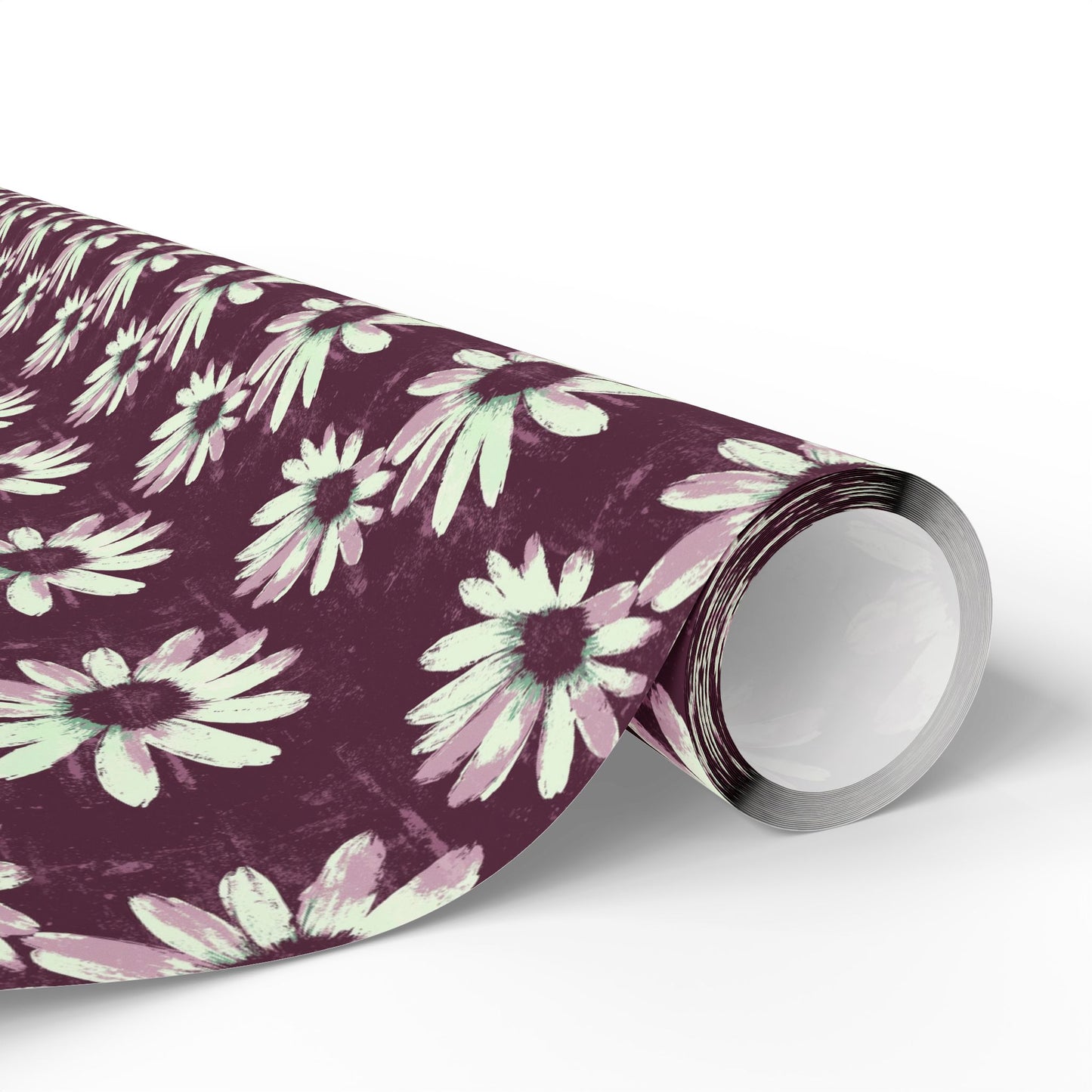 Purple Tide Petals Wrapping Paper