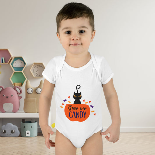 Give Me Candy Baby Rib Bodysuit