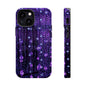 Purple Raindrops MagSafe® Compatible Tough Case for iPhone