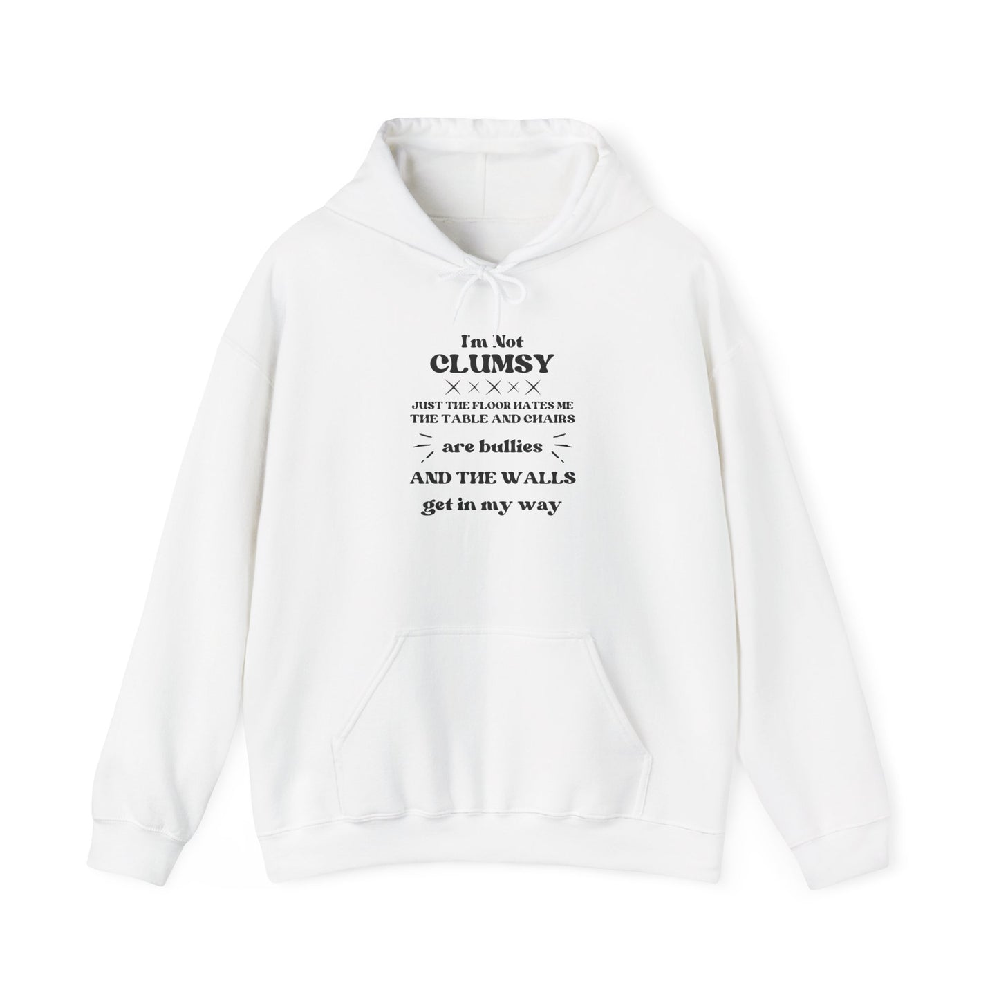 I'm Not Clumsy Heavy Blend™ Hooded Sweatshirt