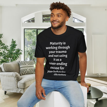 Maturity is... Adult T-shirt