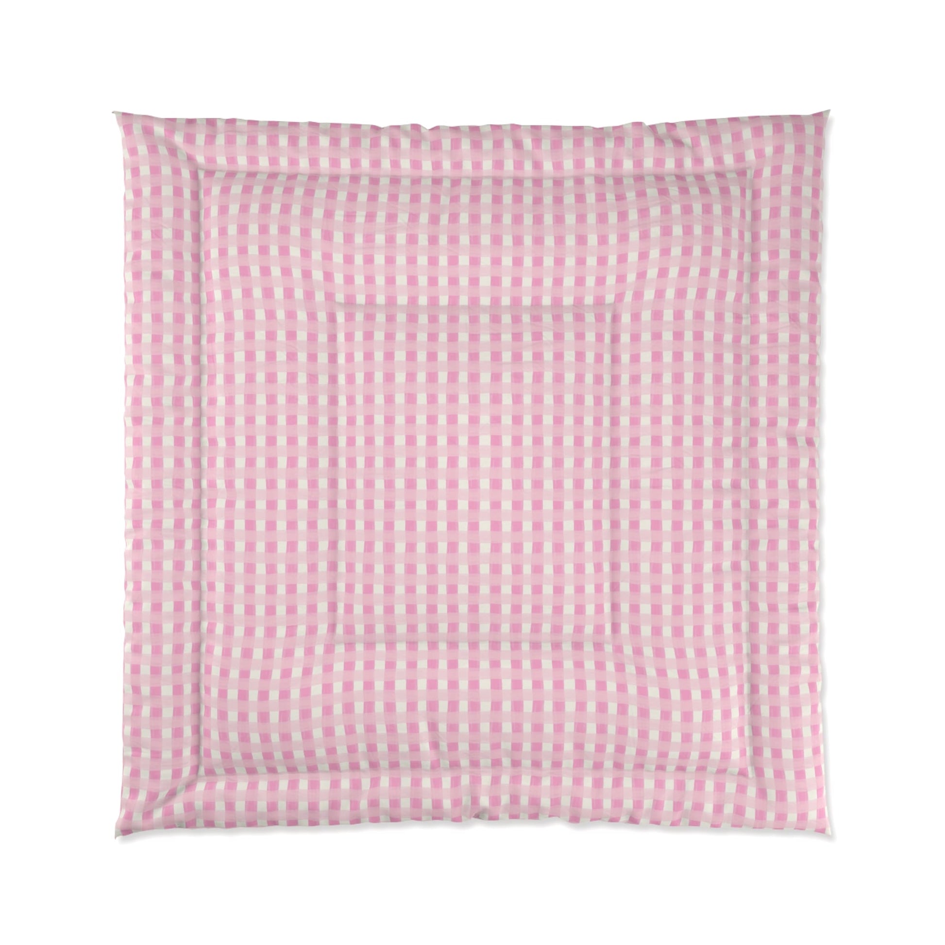 Dreamy Rose Gingham Comforter