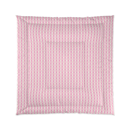 Dreamy Rose Gingham Comforter