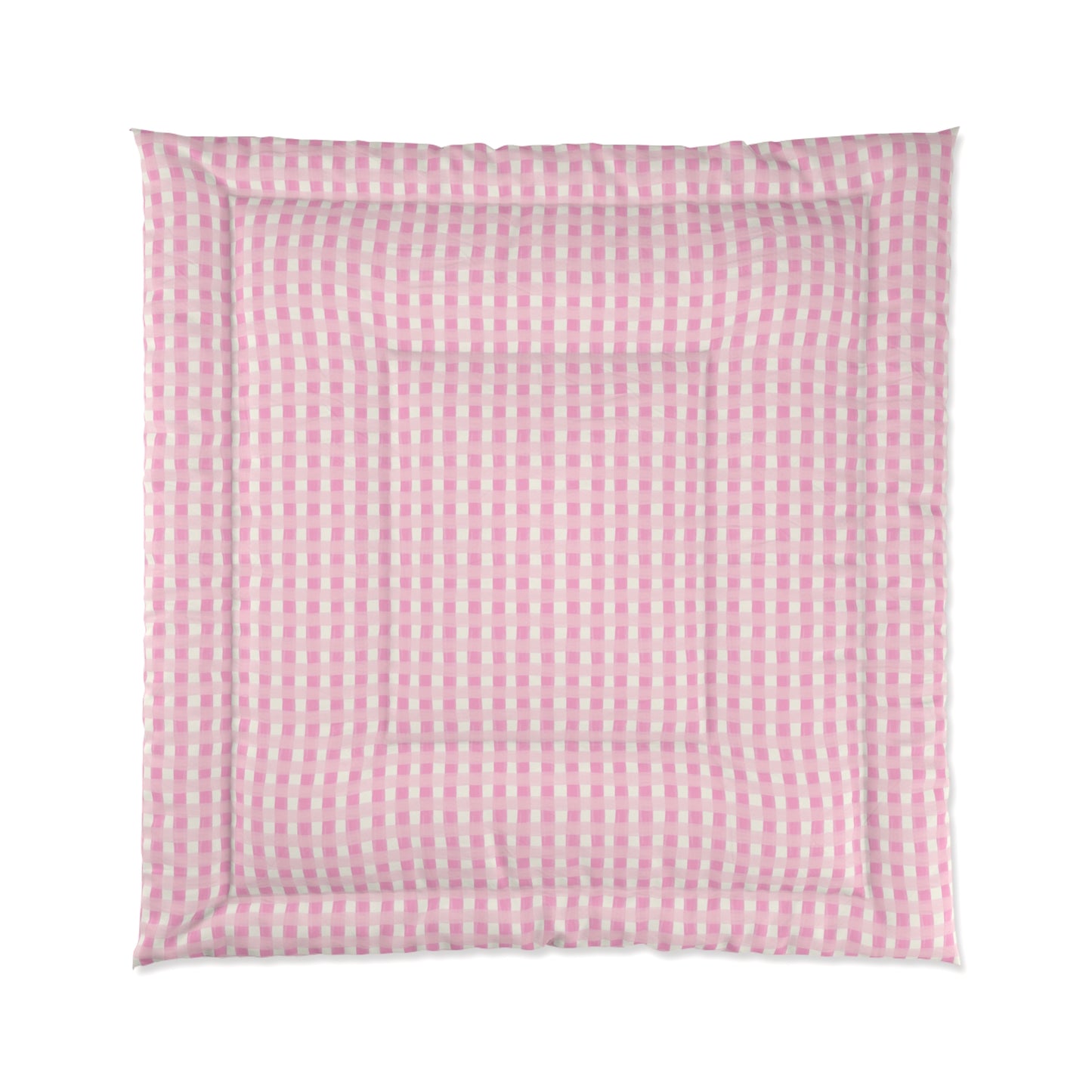 Dreamy Rose Gingham Comforter