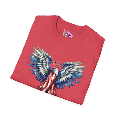 1776 America Eagle Adult T-shirt