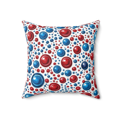 Freedom Dots Throw Pillow