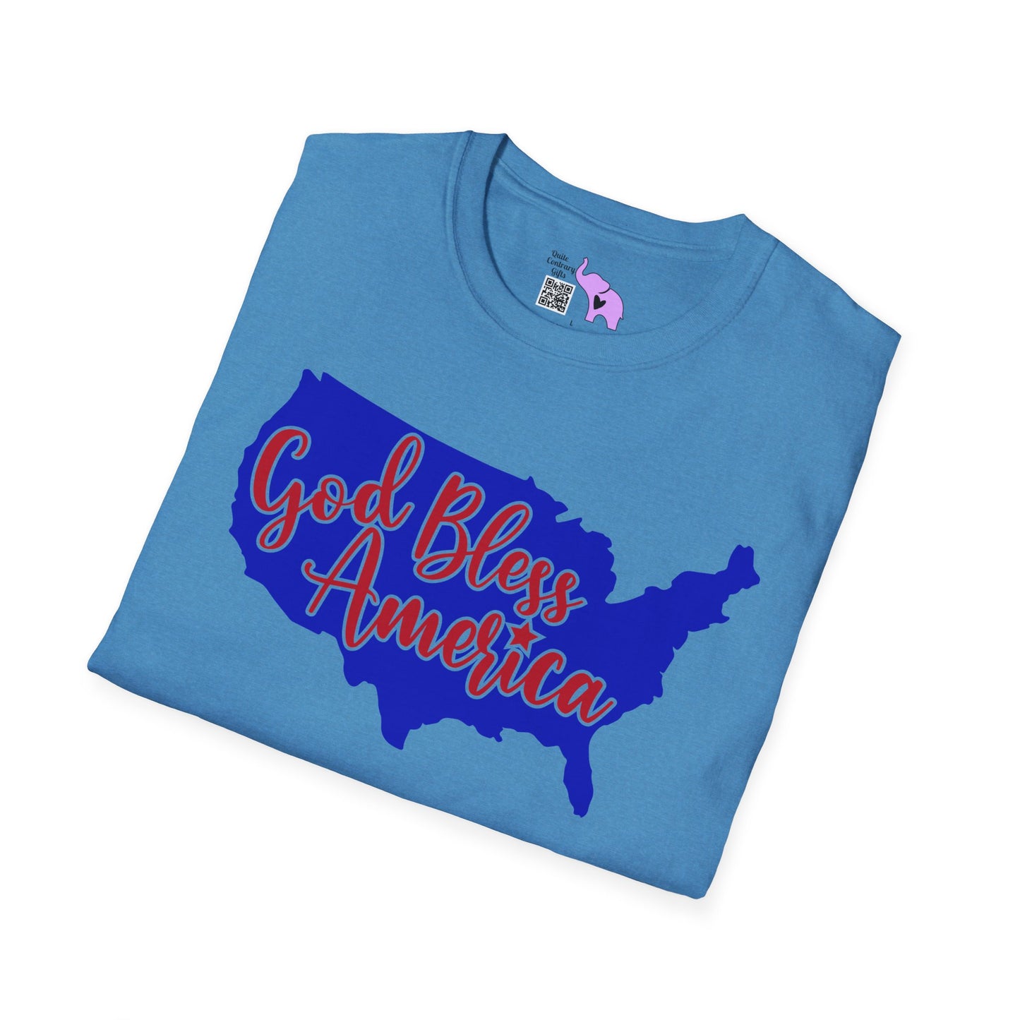 God Bless America Adult T-shirt