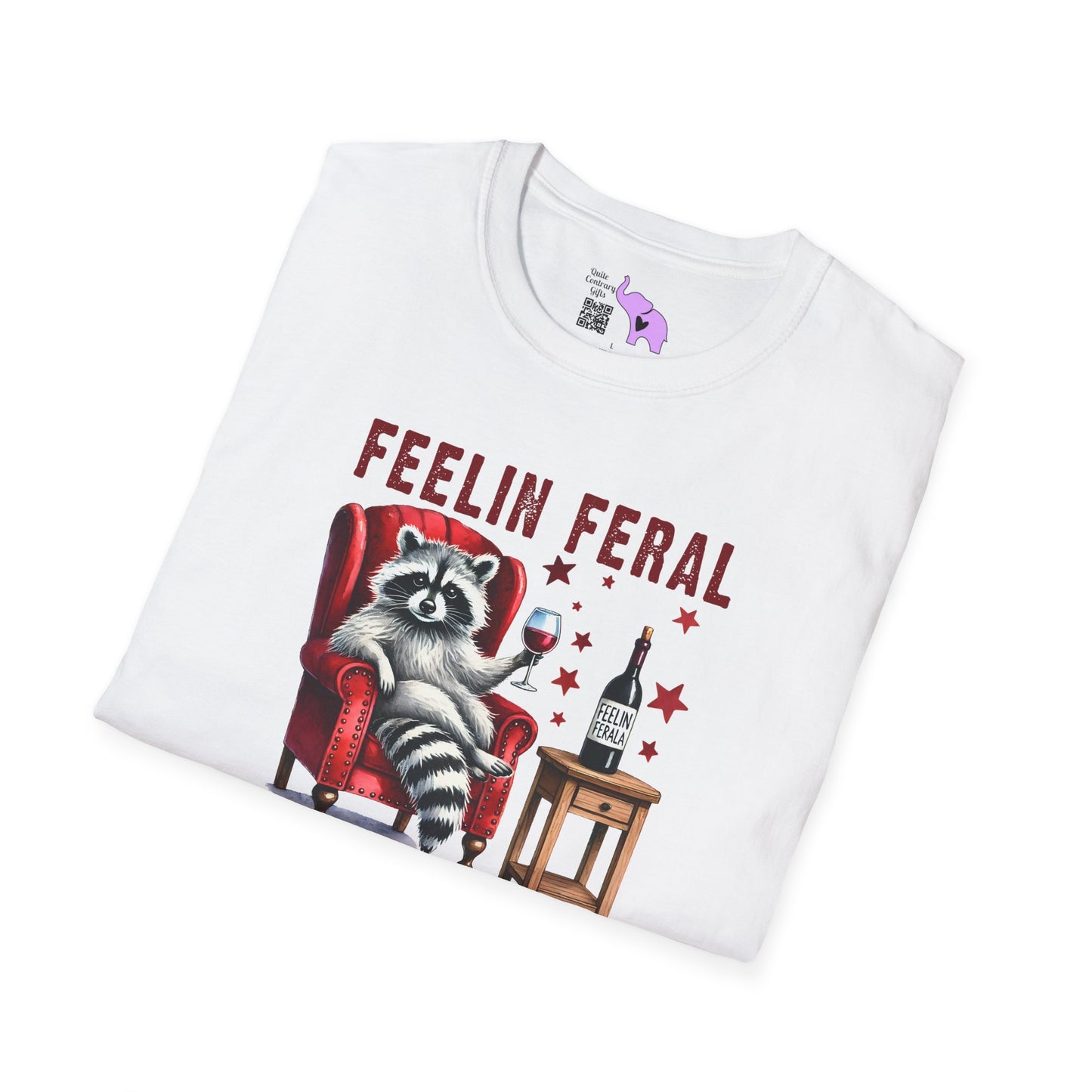 Feelin Feral (Wine) T-shirt