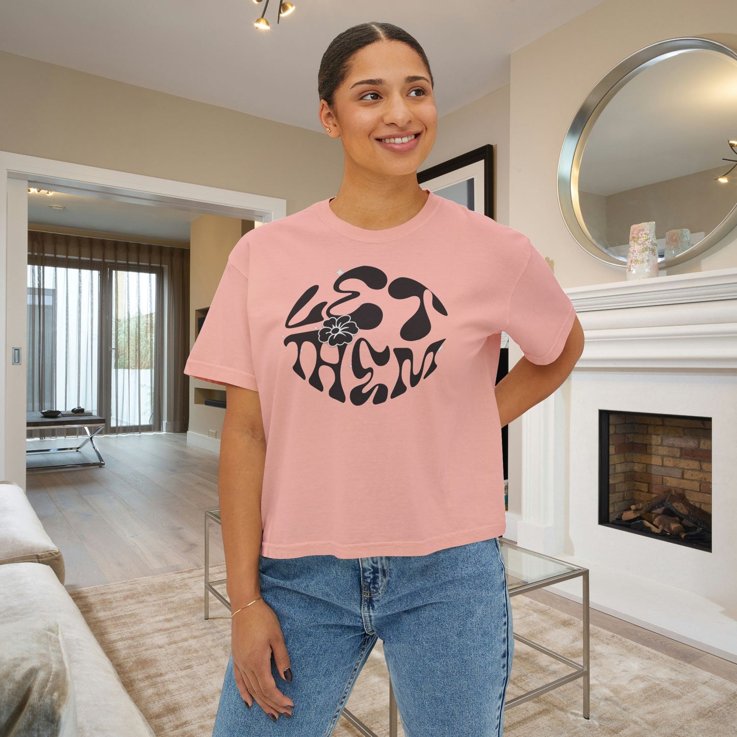 Let Them Women's Boxy Tee