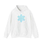 Large Snowflake Adult Heavy Blend™ Hooded Sweatshirt
