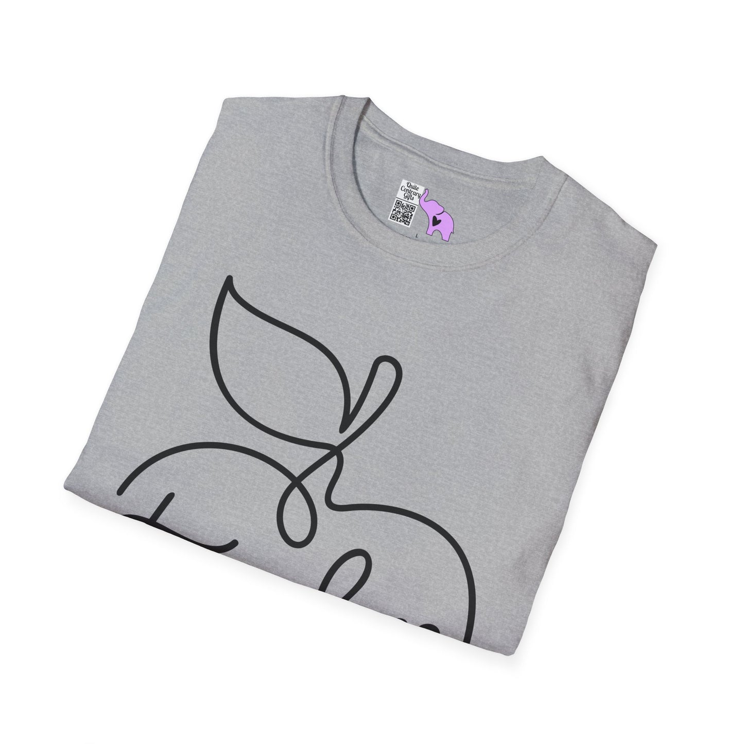 Teacher w/Apple Adult T-shirt