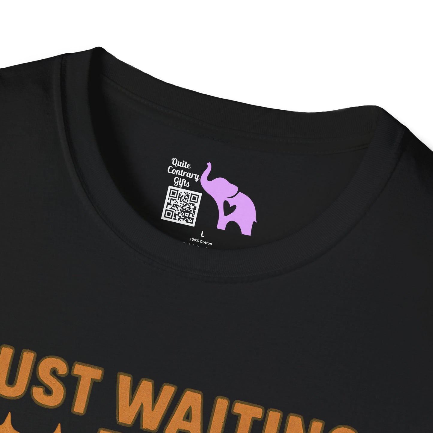 Just Waiting For Halloween Adult T-shirt