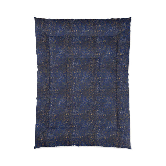 Sapphire Gilded Garden Comforter
