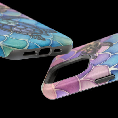 Sea Turtle Silhouette MagSafe® Compatible Tough Case for iPhone