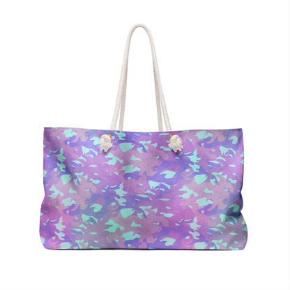 Lavender Mist Camo Weekender Bag