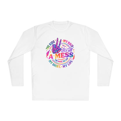 It's All A Mess Adult Long Sleeve Tee