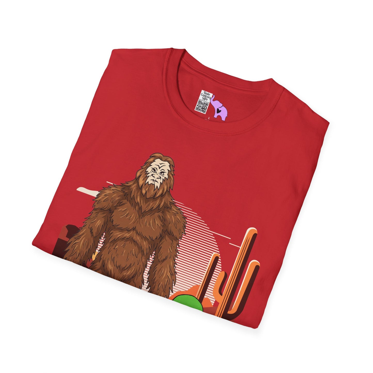 Bigfoot & Alien Adult T-shirt