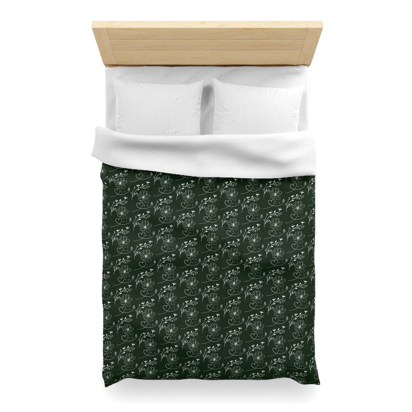 Flowers & Butterflies Microfiber Duvet Cover